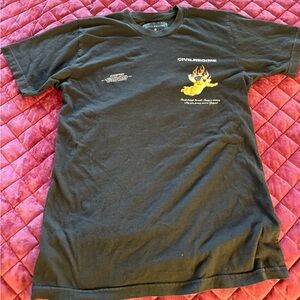 Civil Regime Black Graphic Tee